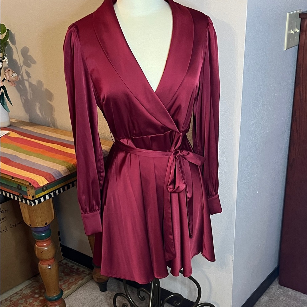 SHEIN Deep Red mini dress